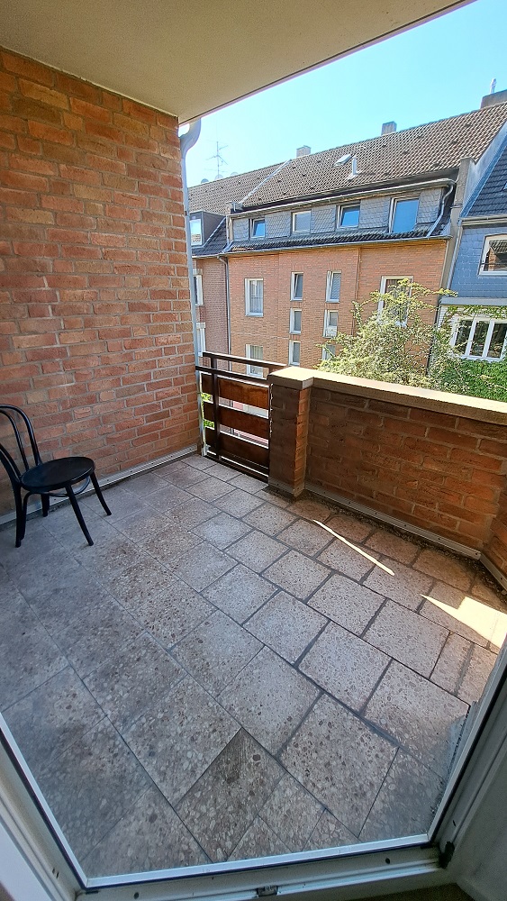 Balkon vorne Wohnung D�sseldorf