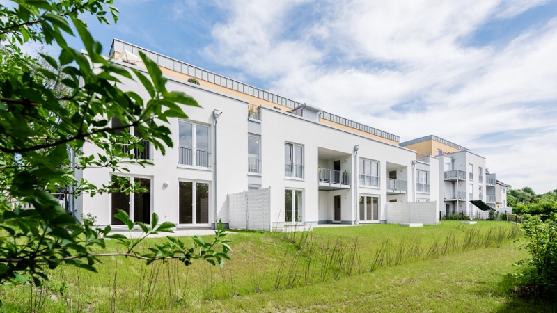 Mettmann Schellenberg R�ckansicht Etagenwohnung Mettmann