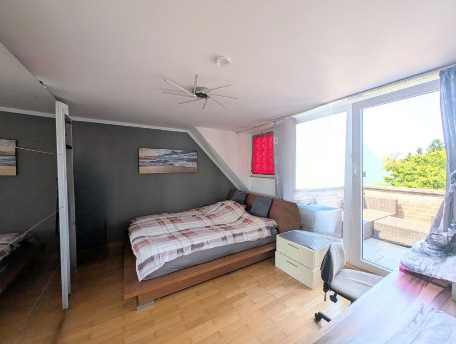 Schlafzimmer Maisonettewohnung D�sseldorf