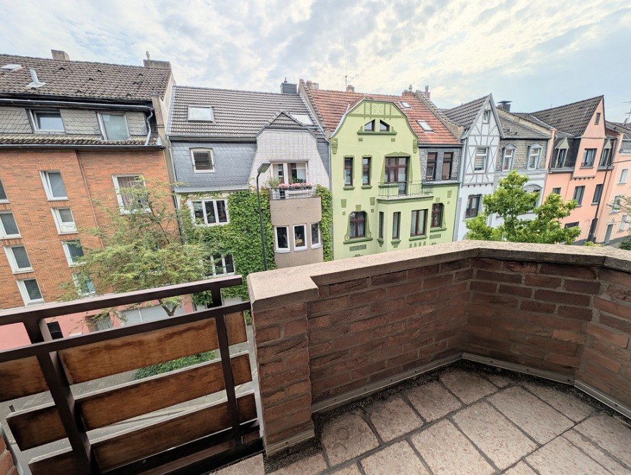 Balkon vorne Wohnung D�sseldorf