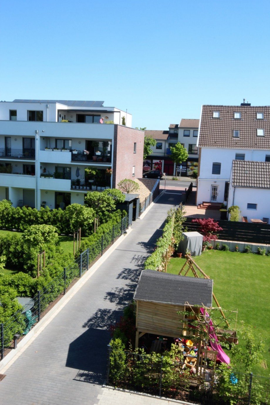 Aussicht front 2. OG Doppelhaush�lfte Meerbusch-B�derich