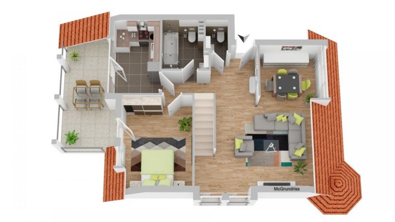 Hauptbild: PROVISIONSFREI: Offen geschnittene Maisonette-Eigentumswohnung mit gro�em Balkon